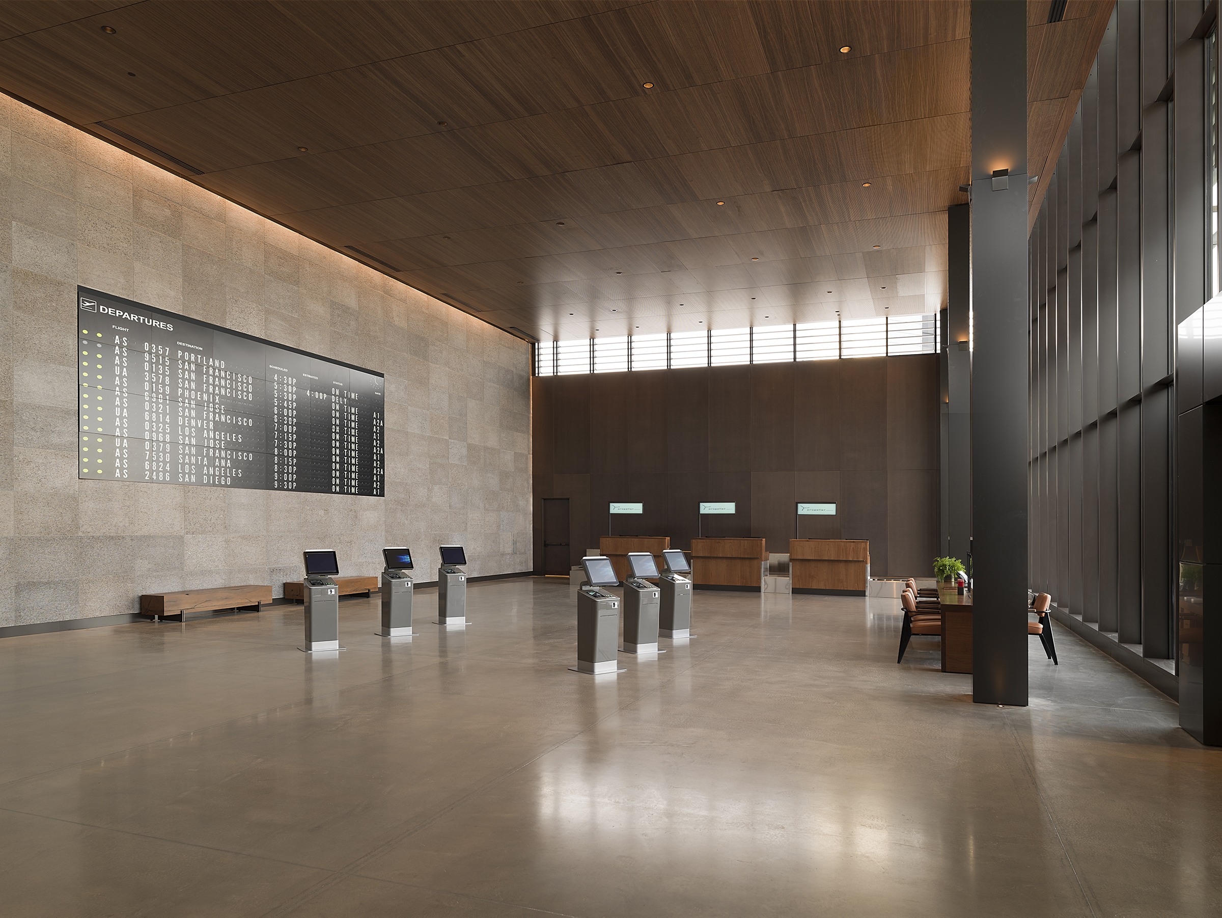 Ticketing Hall at Paine Field